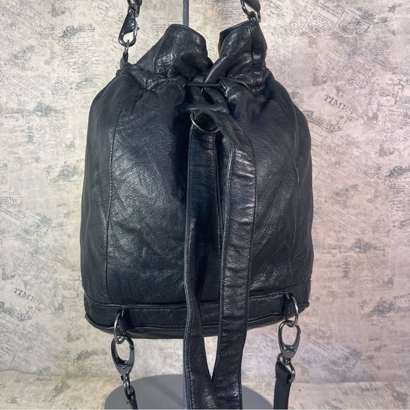 Khirma Eliazov Sinclair Exotic Stingray & Python Leather Convertible Backpack main image 5